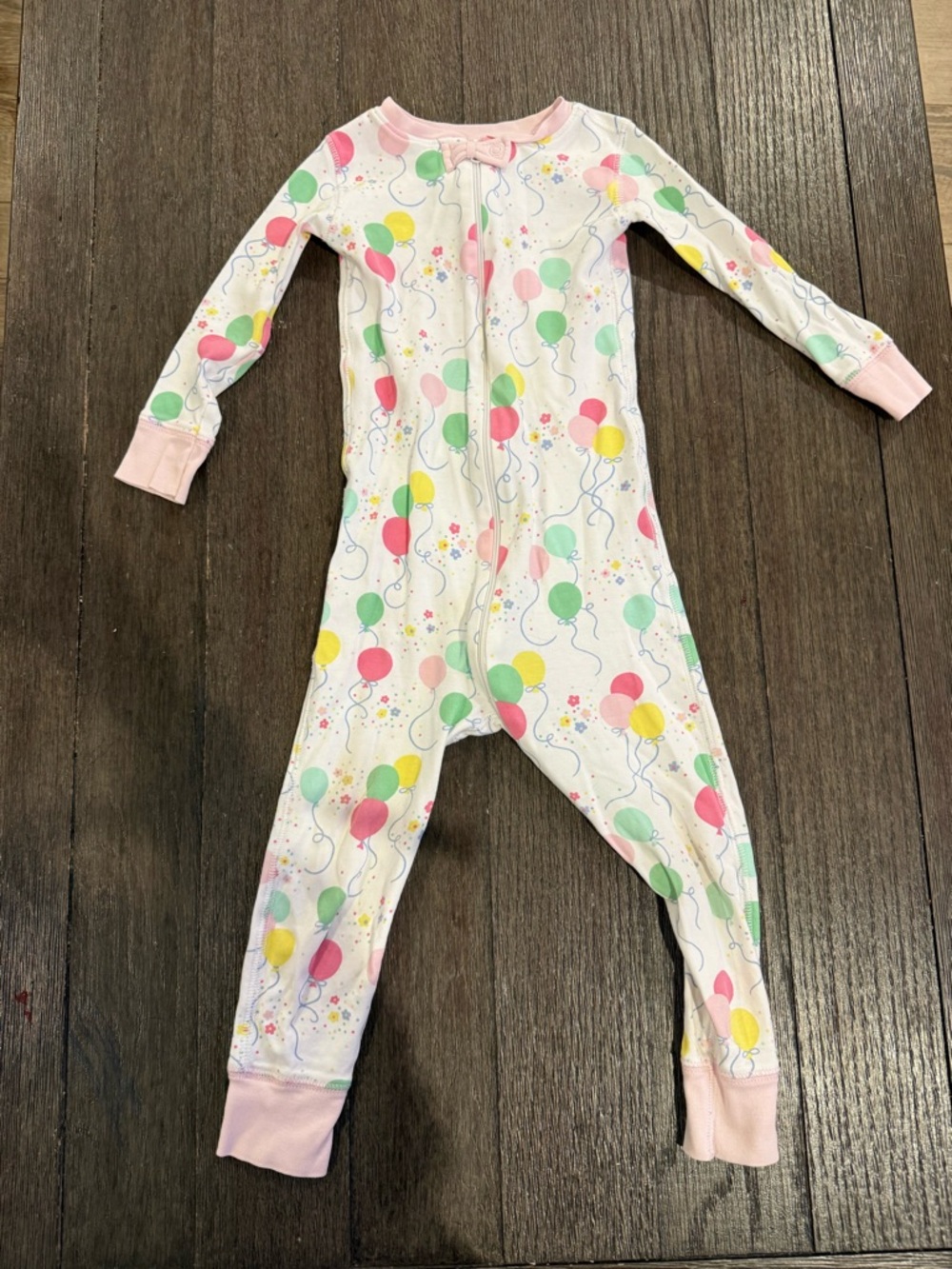 The Beaufort Bonnet Company White pajamas, with birthday  Print